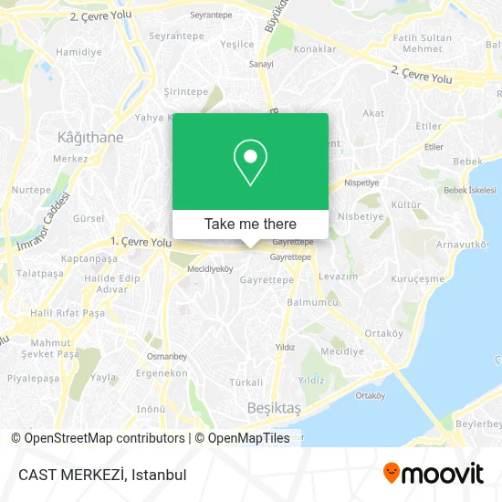 CAST MERKEZİ map
