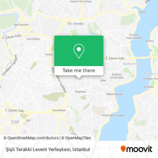 Şişli Terakki Levent Yerleşkesi map