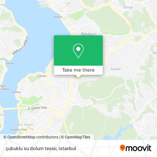 çubuklu su dolum tesisi map