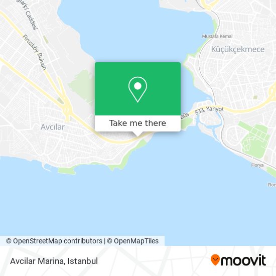 Avcilar Marina map