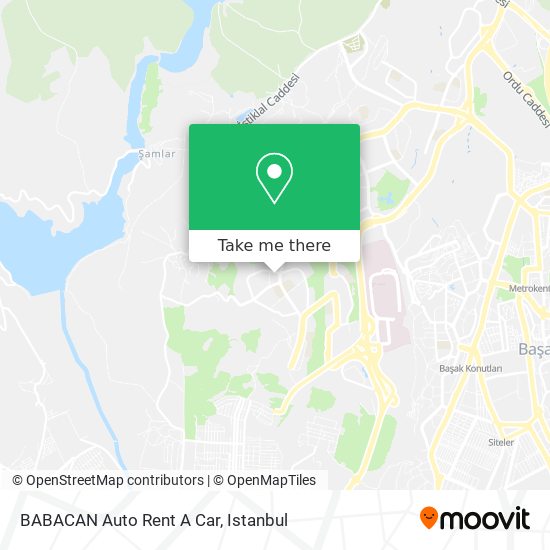 BABACAN Auto Rent A Car map