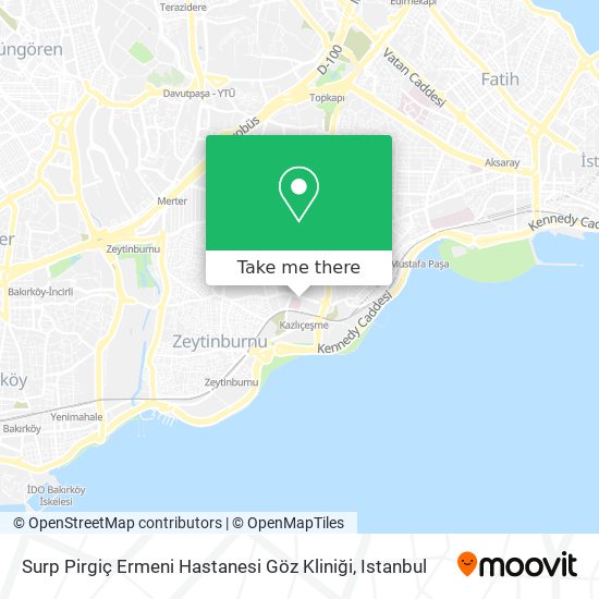 Surp Pirgiç Ermeni Hastanesi Göz Kliniği map