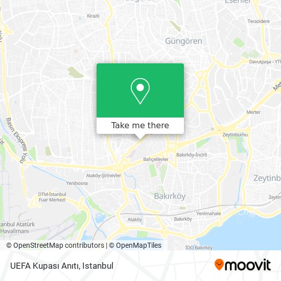 UEFA Kupası Anıtı map