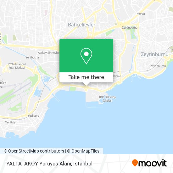 YALI ATAKÖY Yürüyüş Alanı map