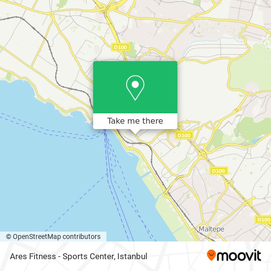 Ares Fitness - Sports Center map