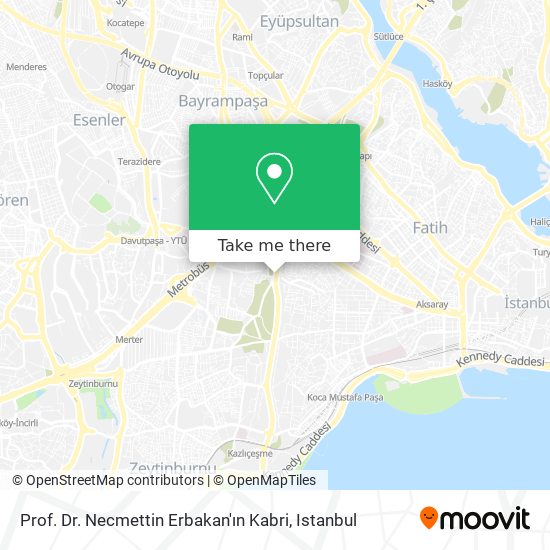 Prof. Dr. Necmettin Erbakan'ın Kabri map