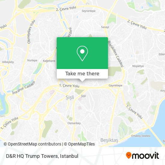 D&R HQ Trump Towers map