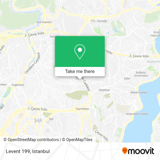 Levent 199 map