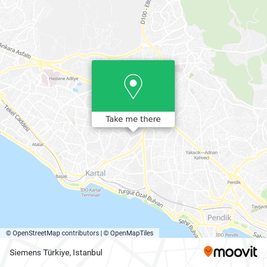 Siemens Türkiye map