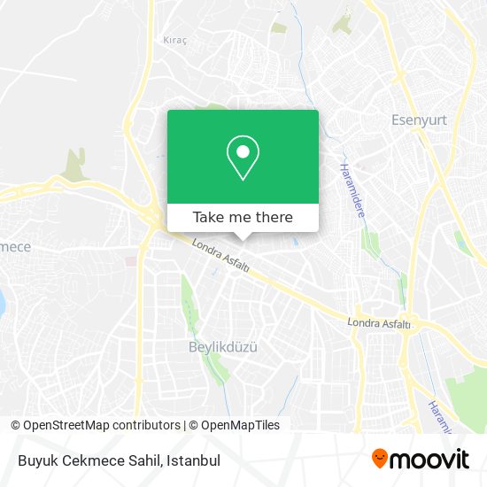 Buyuk Cekmece Sahil map