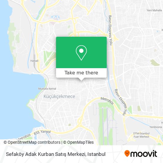 Sefaköy Adak Kurban Satış Merkezi map