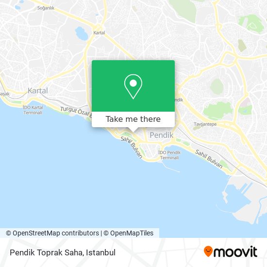 Pendik Toprak Saha map