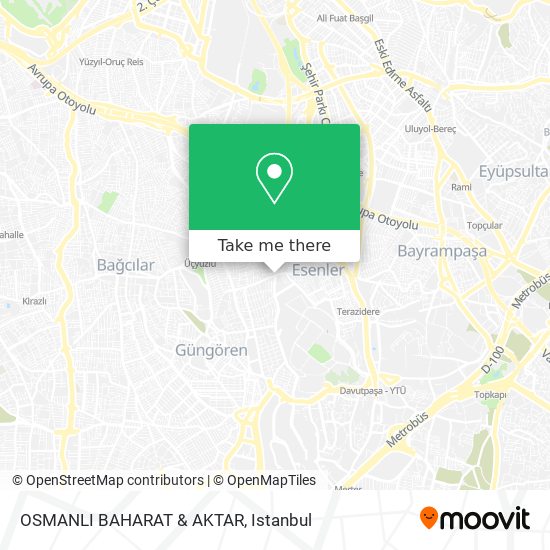 OSMANLI BAHARAT & AKTAR map