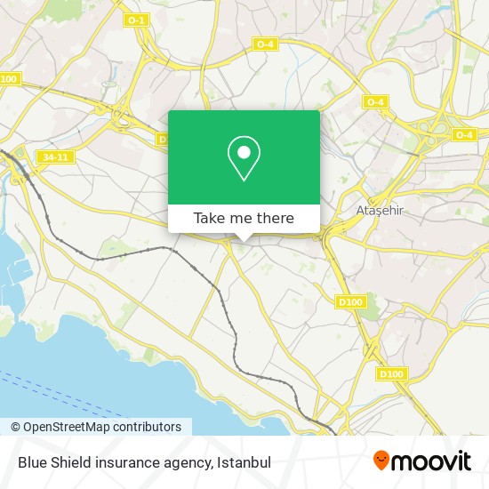 Blue Shield insurance agency map