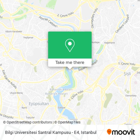 Bilgi Universitesi Santral Kampusu - E4 map