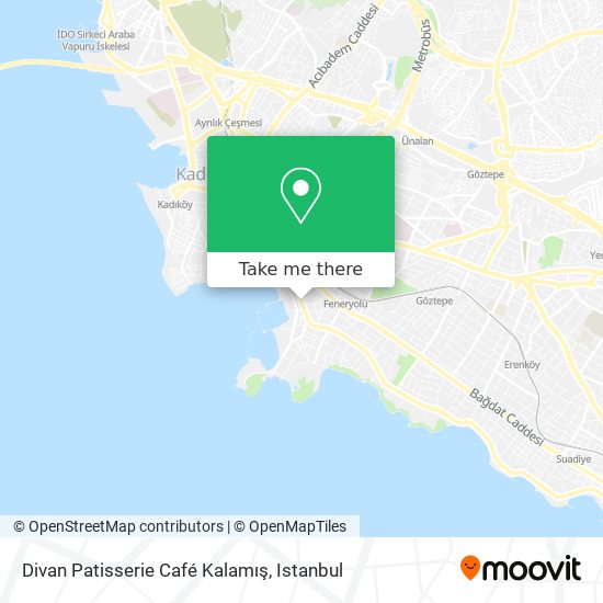 Divan Patisserie Café Kalamış map