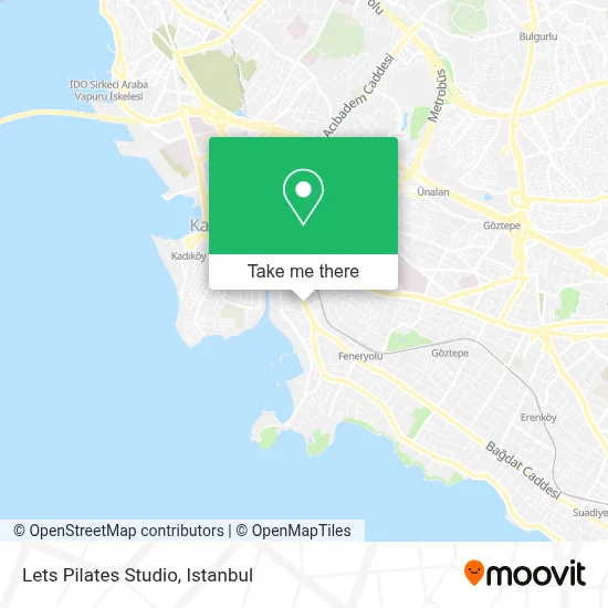 Lets Pilates Studio map