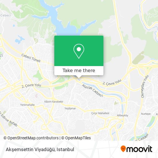 Akşemsettin Viyadüğü map