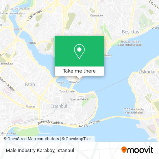 Male Industry Karaköy map