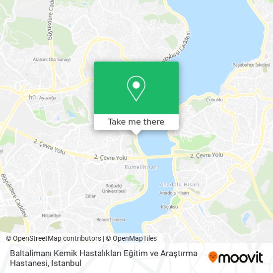 Baltalimanı Kemik Hastalıkları Eğitim ve Araştırma Hastanesi map