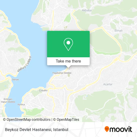 Beykoz Devlet Hastanesi map