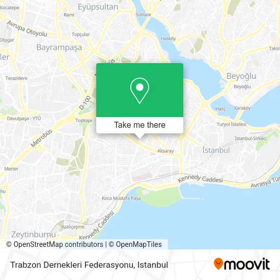 Trabzon Dernekleri Federasyonu map