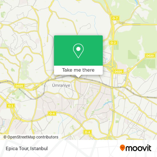 Epica Tour map