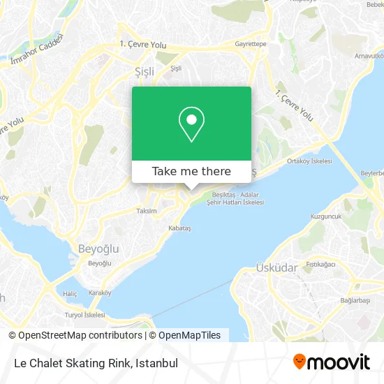 Le Chalet Skating Rink map