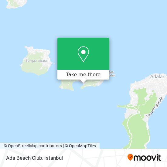 Ada Beach Club map