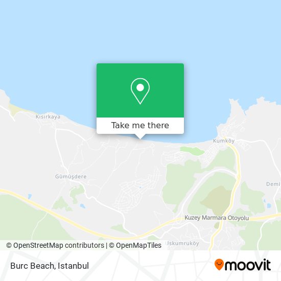 Burc Beach map
