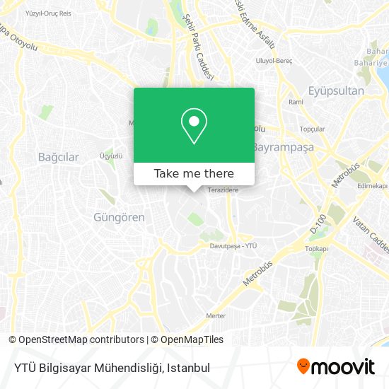 YTÜ Bilgisayar Mühendisliği map