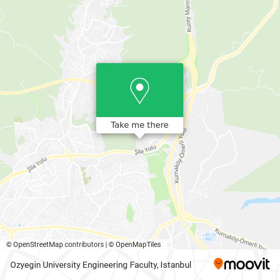 Ozyegin University Engineering Faculty map