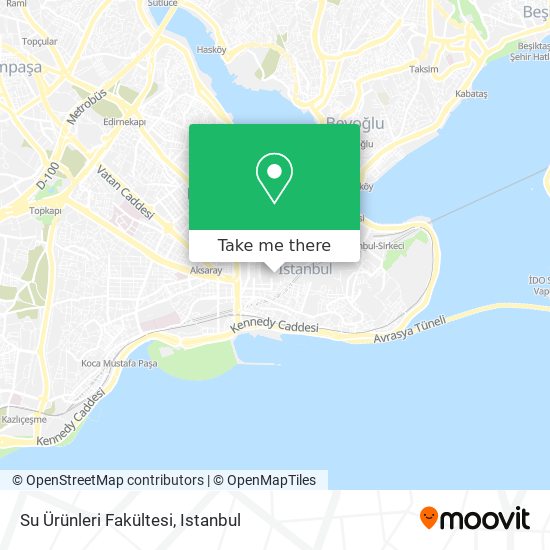 Su Ürünleri Fakültesi map