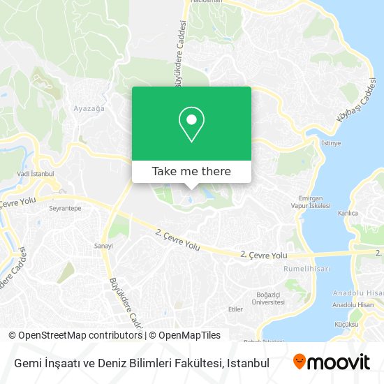 Gemi İnşaatı ve Deniz Bilimleri Fakültesi map