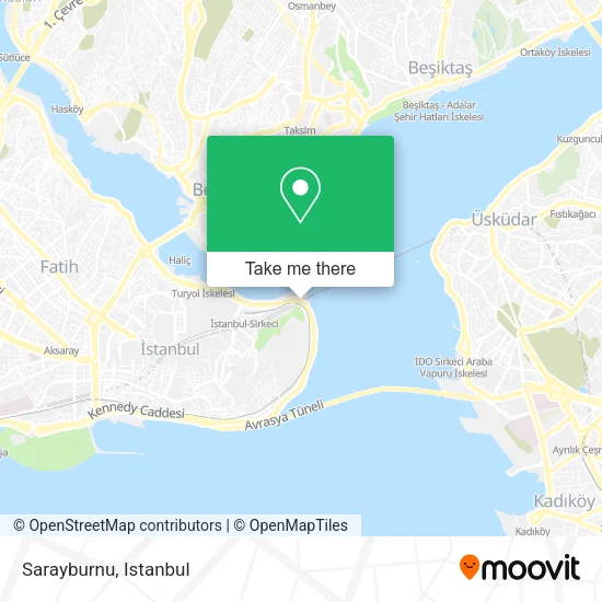 Sarayburnu map