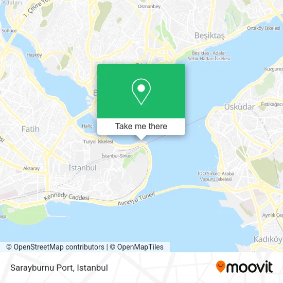 Sarayburnu Port map