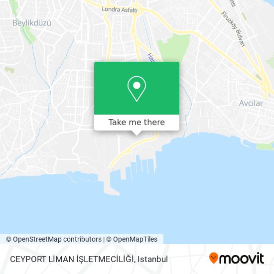 CEYPORT LİMAN İŞLETMECİLİĞİ map