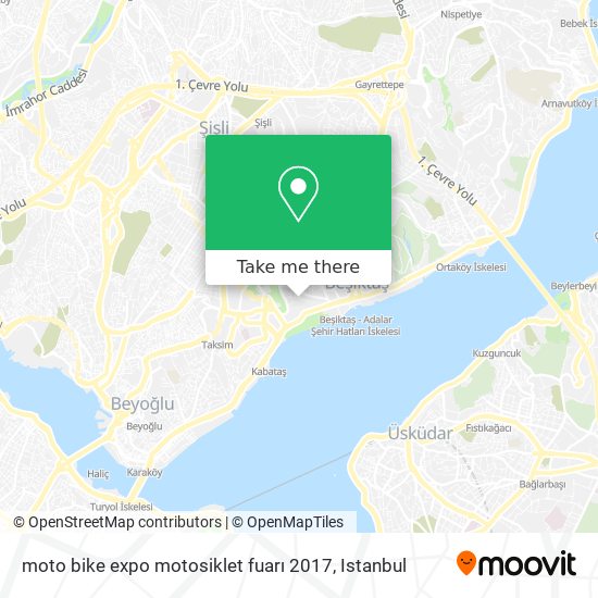 moto bike expo motosiklet fuarı 2017 map