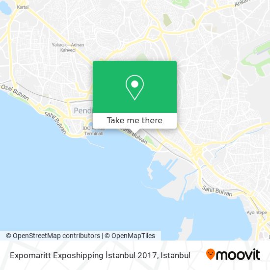 Expomaritt Exposhipping İstanbul 2017 map