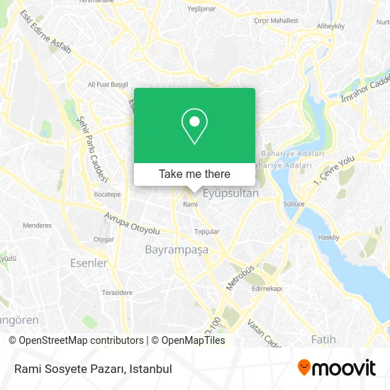 Rami Sosyete Pazarı map