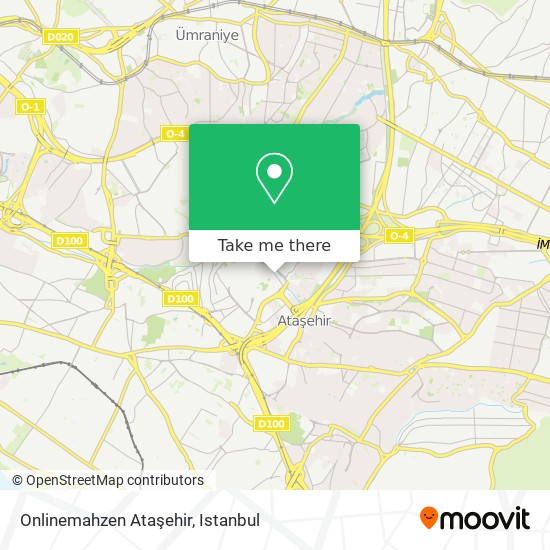 Onlinemahzen Ataşehir map