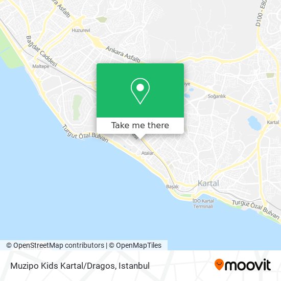 Muzipo Kids Kartal/Dragos map