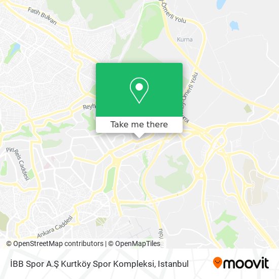 İBB Spor A.Ş Kurtköy Spor Kompleksi map