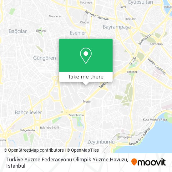 Türkiye Yüzme Federasyonu Olimpik Yüzme Havuzu map