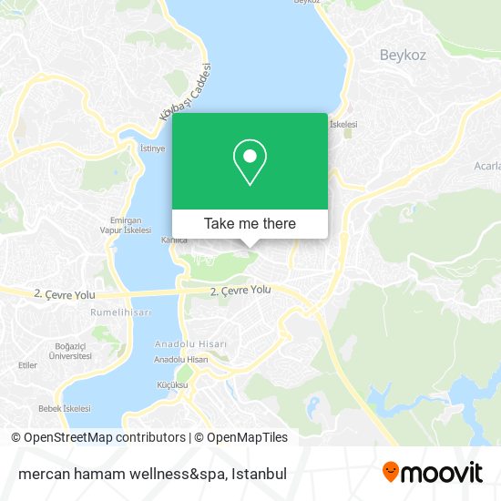 mercan hamam wellness&spa map