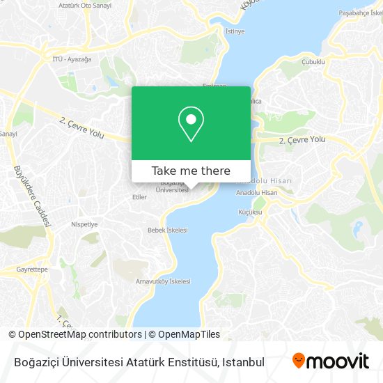 Boğaziçi Üniversitesi Atatürk Enstitüsü map