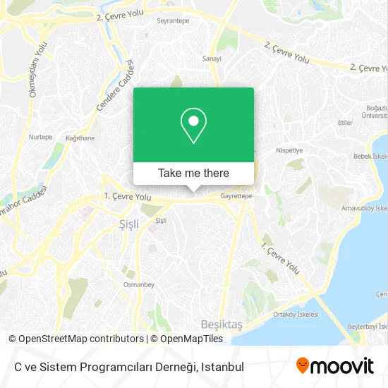 C ve Sistem Programcıları Derneği map