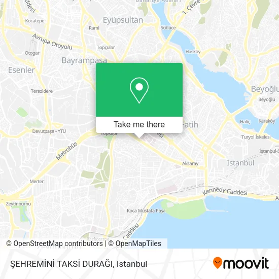 ŞEHREMİNİ TAKSİ DURAĞI map