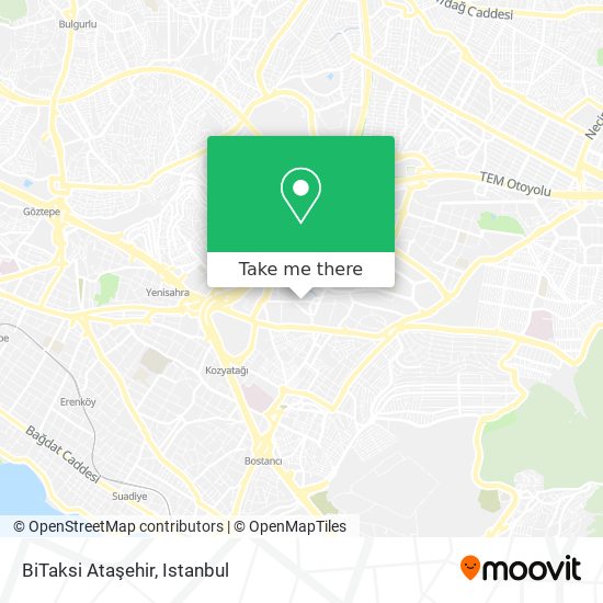 BiTaksi Ataşehir map