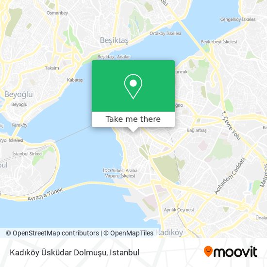 Kadıköy Üsküdar Dolmuşu map